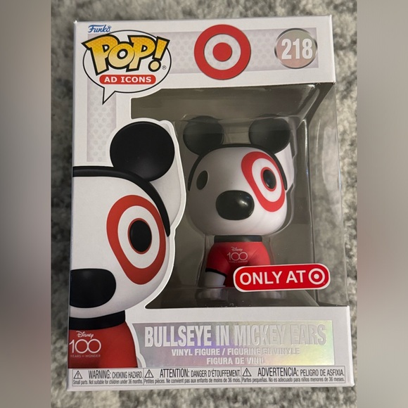 Funko Other - Bullseye In Mickey Ears 218 Funk Pop !
